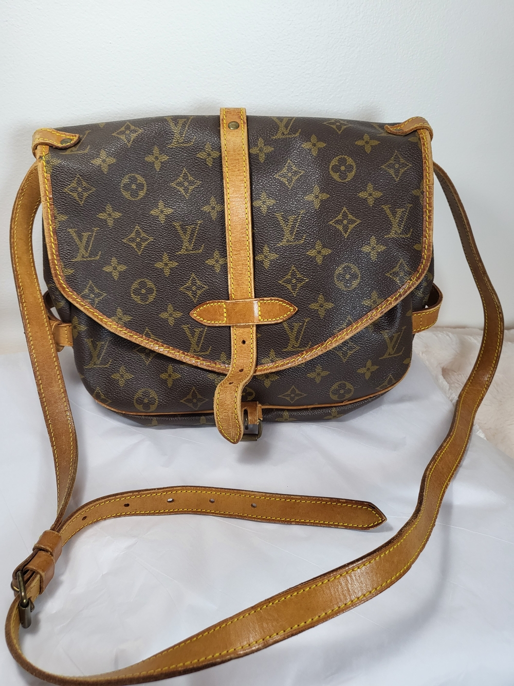 Louis Vuitton Brown Monogram Canvas Crossbody Bag